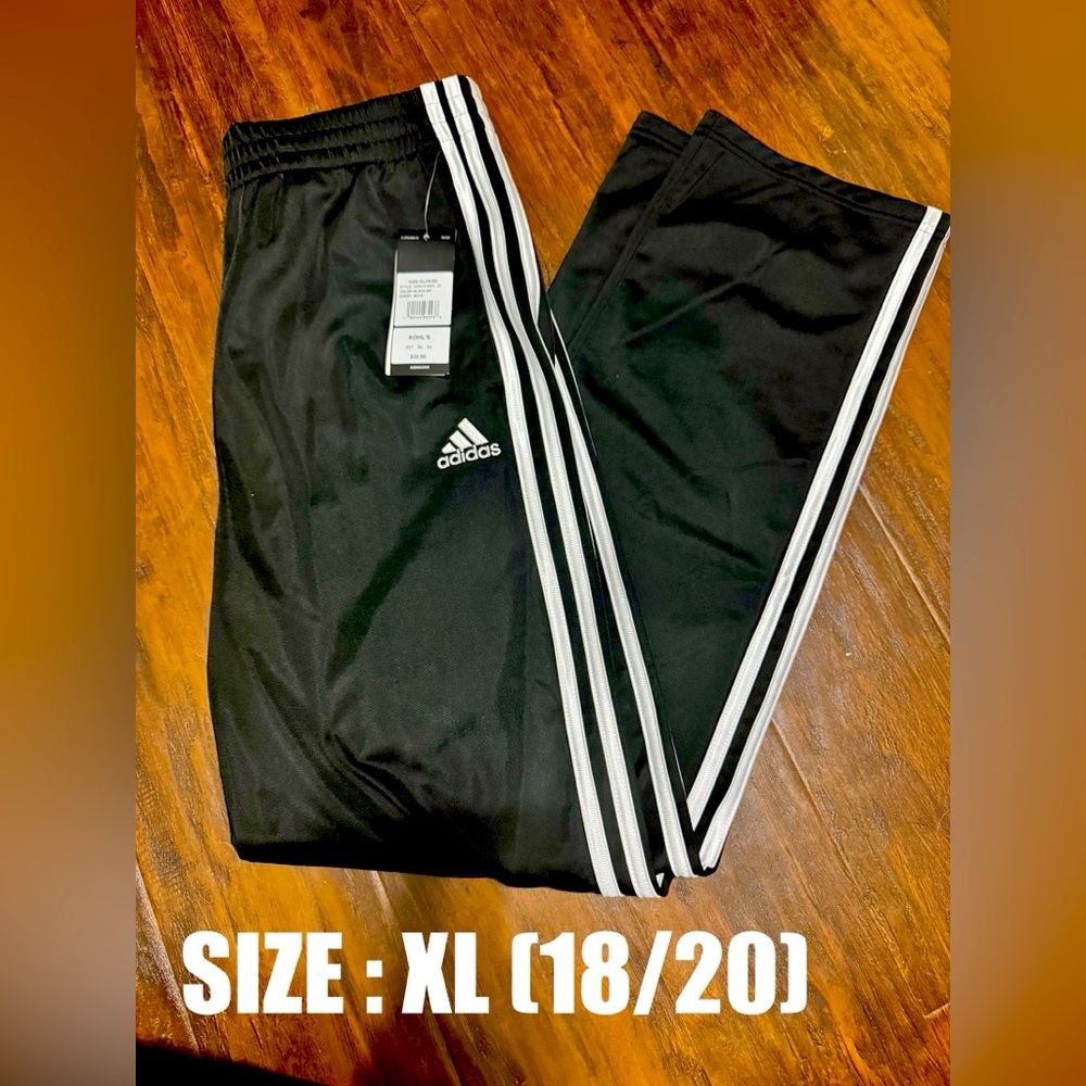 ADIDAS BOYS TRACK PANTS - NEW WITH TAGS!
